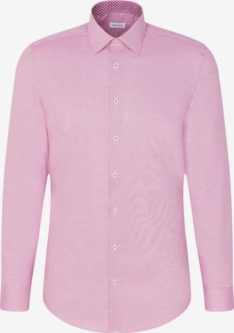 SEIDENSTICKER Slim fit Overhemd 'Smart Essentials' in Roze: voorkant
