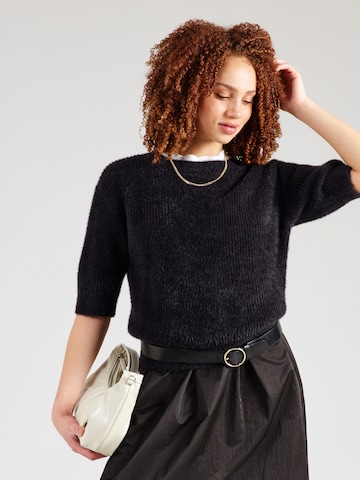 s.Oliver Πουλόβερ σε μαύρο: μπροστά