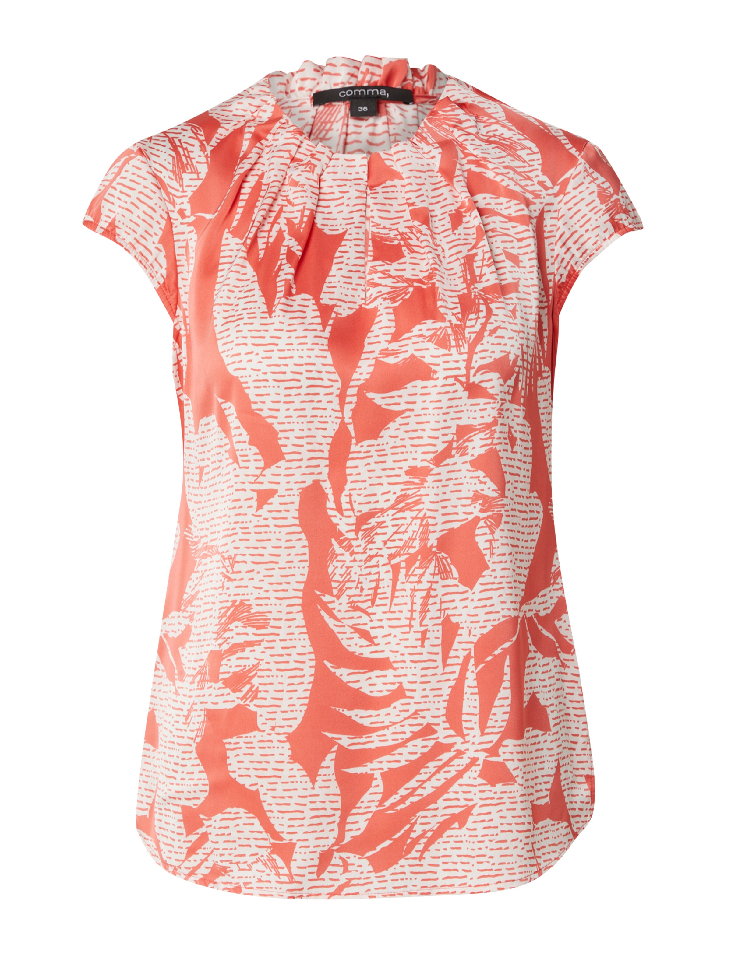 COMMA Bluse in Orange: Vorderseite