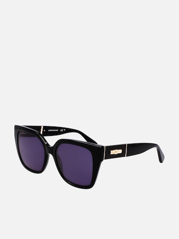Longchamp - Gafas de sol en negro: frente