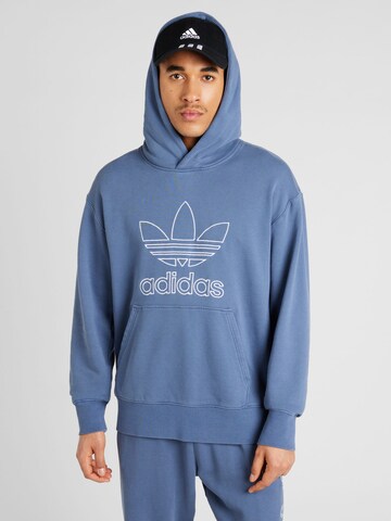 ADIDAS ORIGINALS Mikina – modrá: přední strana