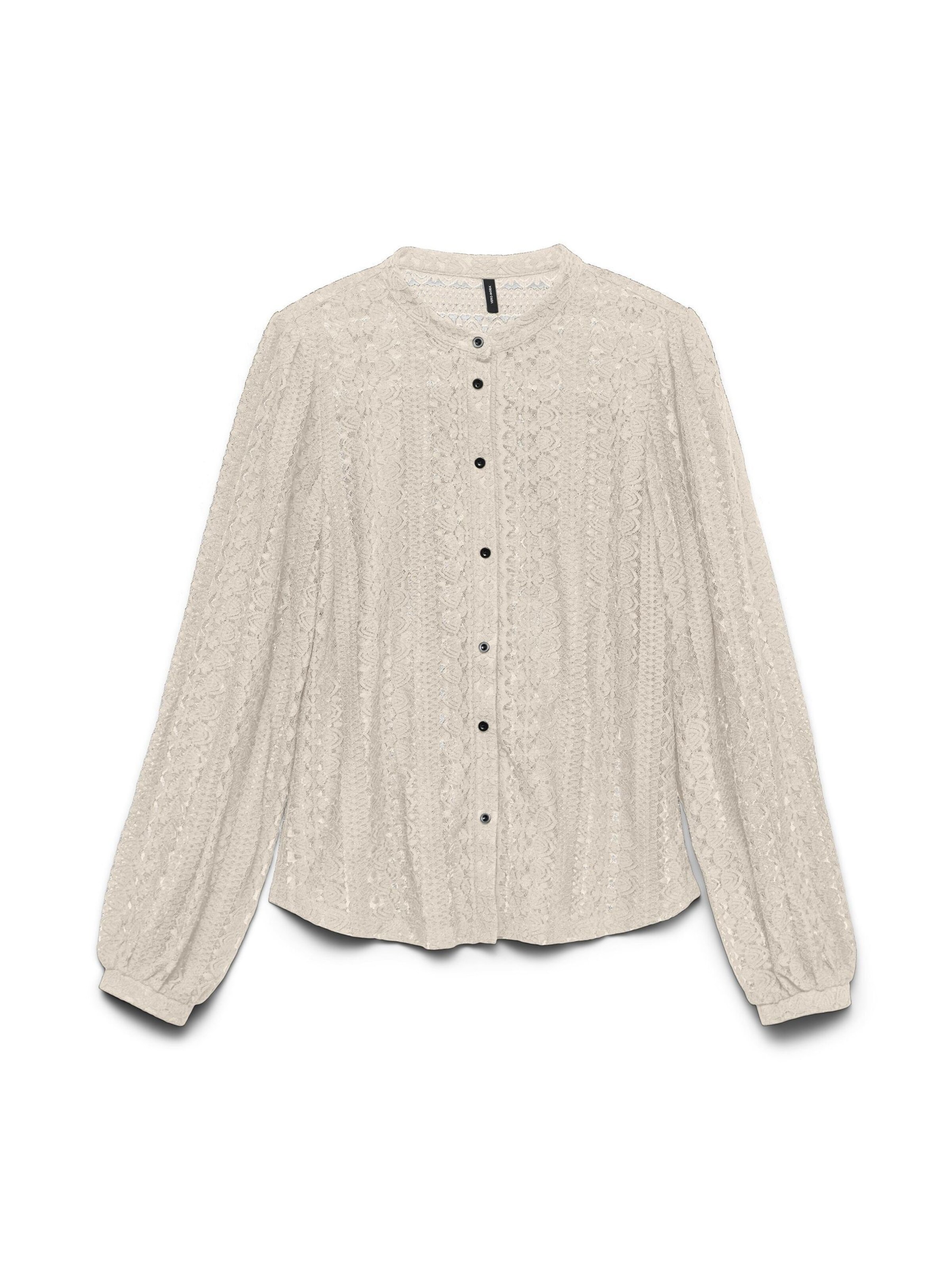 VERO MODA Blouse 'VMVictoria' in Grey: front