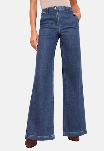 Wide leg Jeans di Friends Like These in blu: frontale
