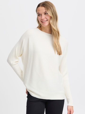 Fransa Trui in Beige: voorkant
