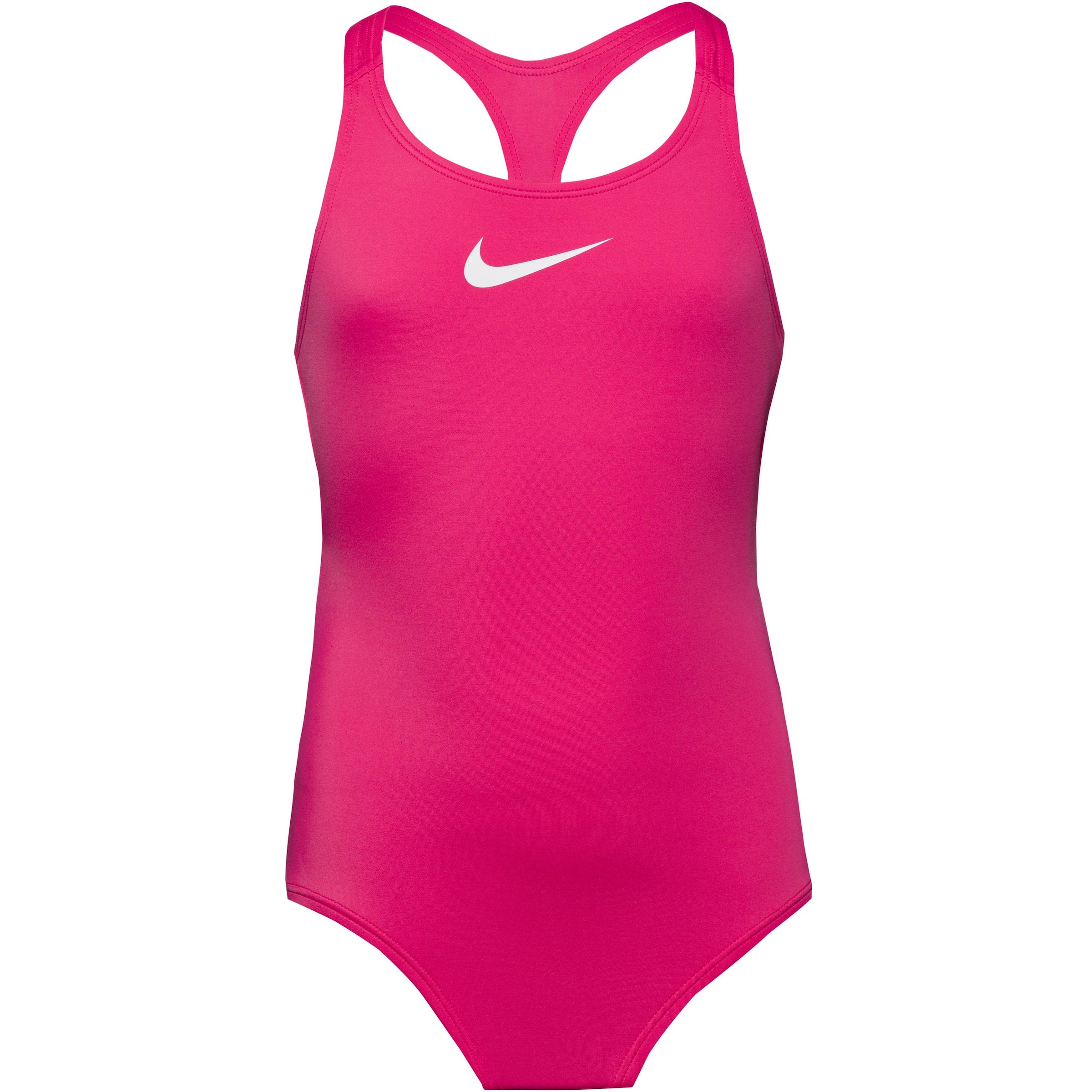 Nike Swim Athletic Swimwear in Pink: front