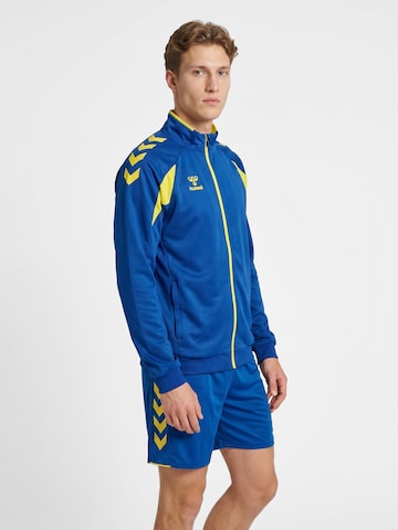 Veste de survêtement Hummel en bleu : devant