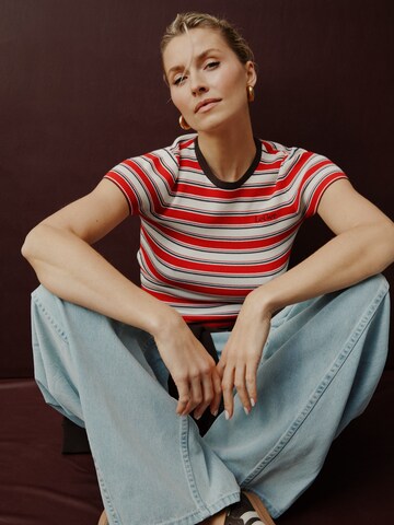 T-shirt 'Danielle' LeGer by Lena Gercke en rouge