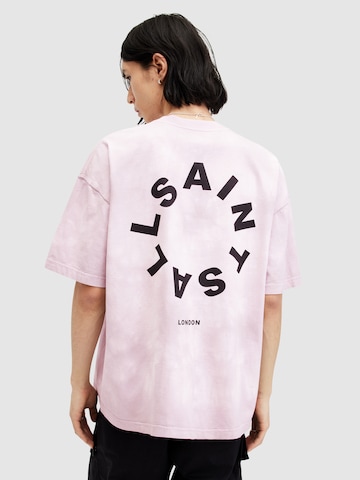 AllSaints Μπλουζάκι 'TIERRA' σε ροζ