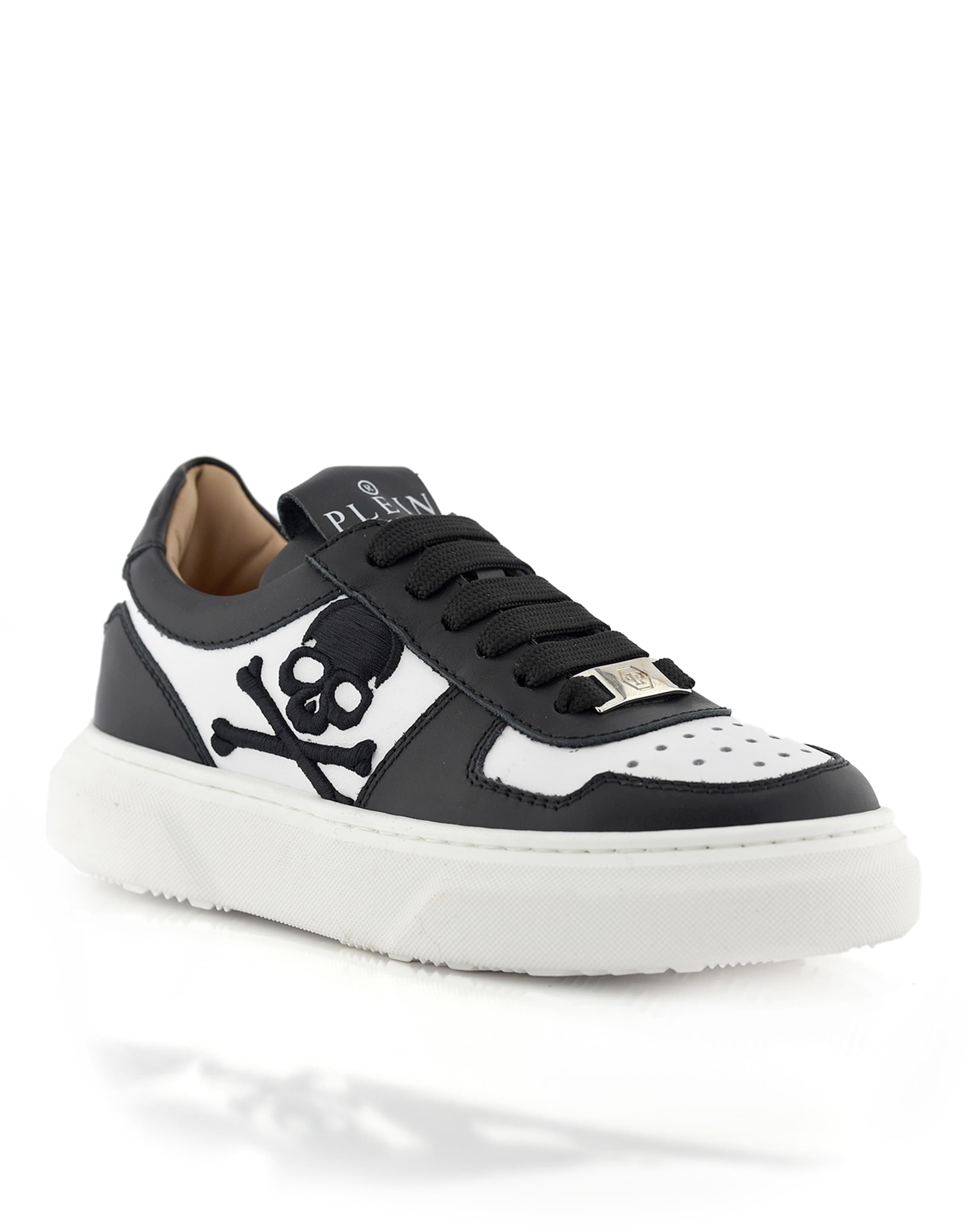Philipp Plein - Zapatillas deportivas 'Skull' en negro: frente