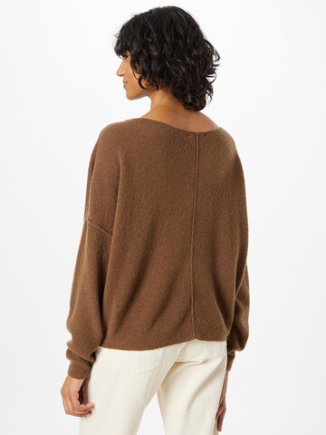 Pull-over 'DAMSVILLE' AMERICAN VINTAGE en marron