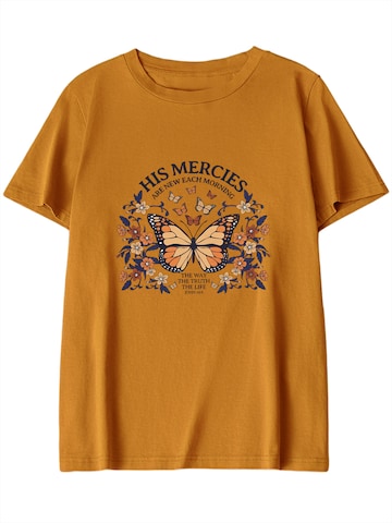 GORHEY Shirt 'Women's Summer Casual Cotton T-Shirt'‌‌‌‌‌‌ in Orange