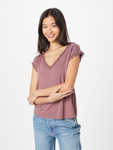 ABOUT YOU Shirt 'Therese' in Roze: voorkant