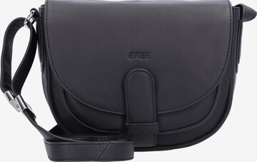 Borsa a tracolla di BREE in nero: frontale