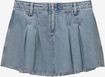 Pull&Bear Rock in Blau: Vorderseite
