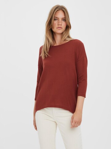 VERO MODA - Camisa 'Malena' em vermelho: frente