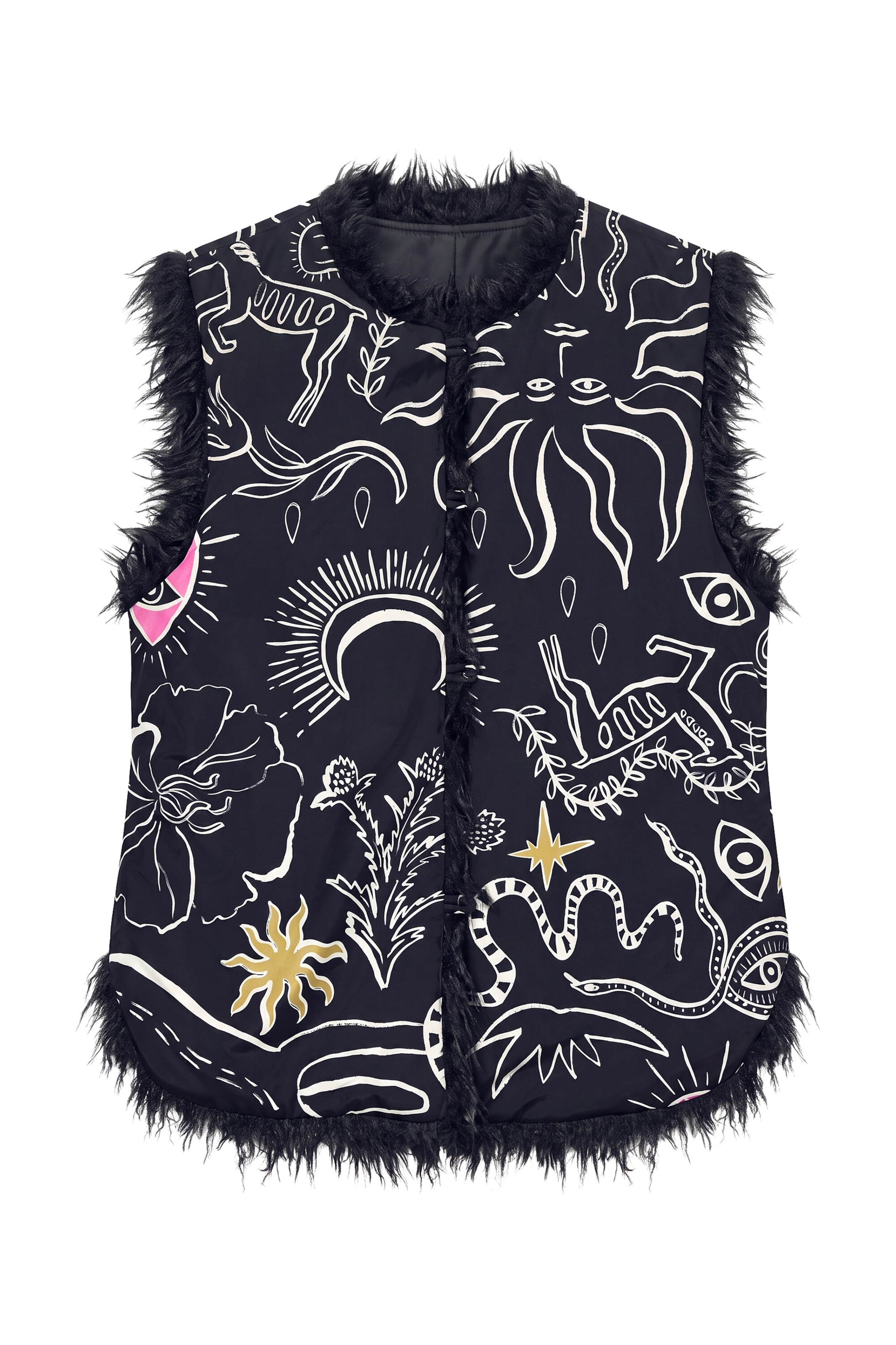 Angel of Style Weste in Schwarz