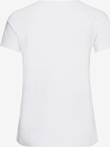 T-shirt 'Shell' Orsay en blanc