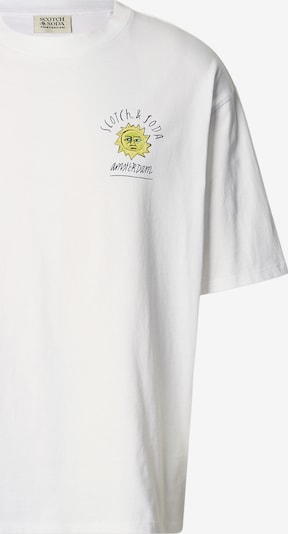 Marškinėliai iš SCOTCH & SODA, spalva – šviesiai mėlyna / geltona / tamsiai oranžinė / balta, Prekių apžvalga