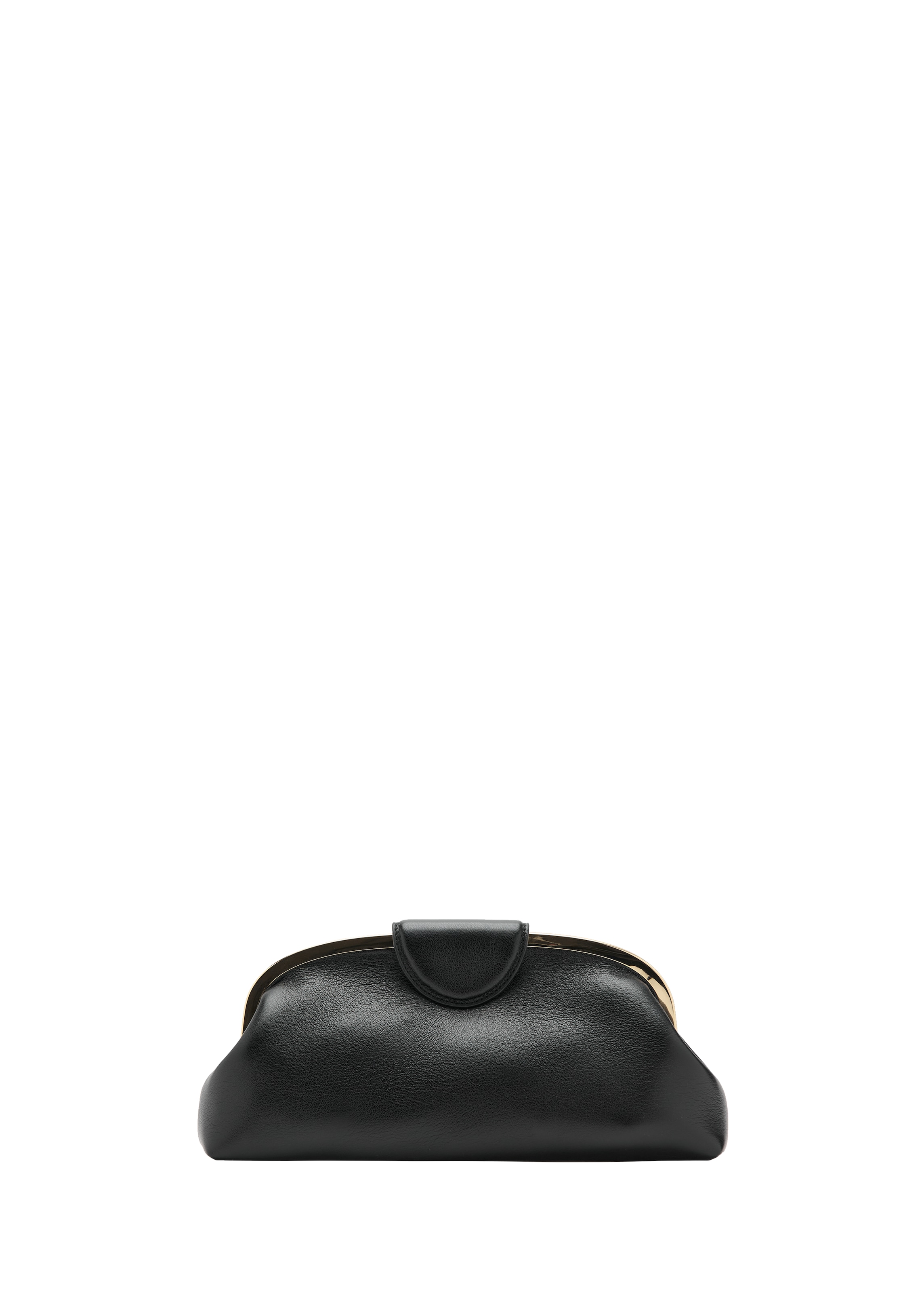 MANGO Clutch 'NOEMI' in Schwarz: Vorderseite