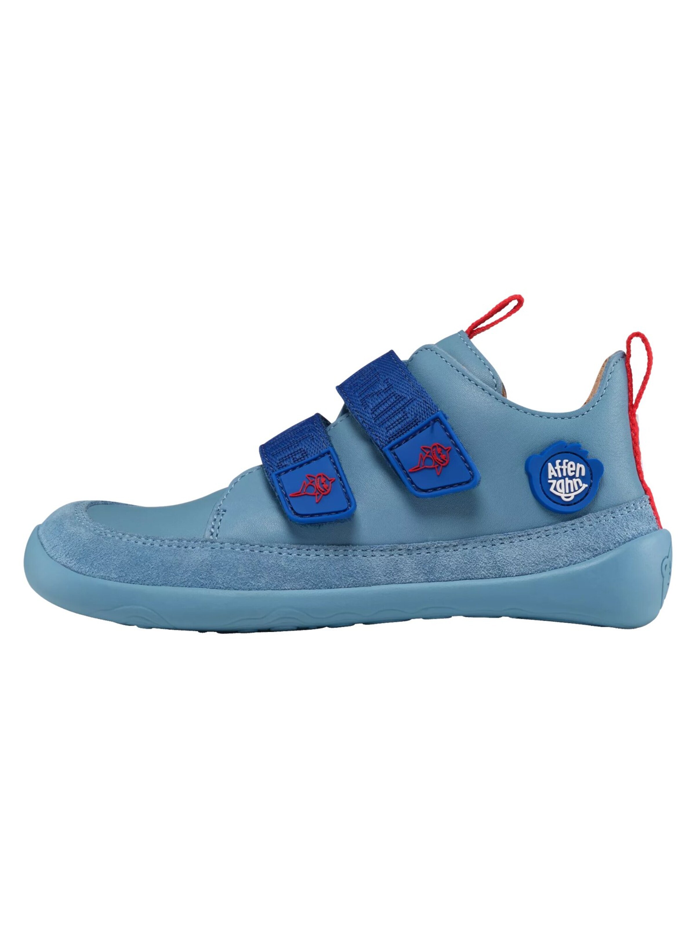 Affenzahn Sneakers 'Sneaker Leder Buddy' in Blue: front