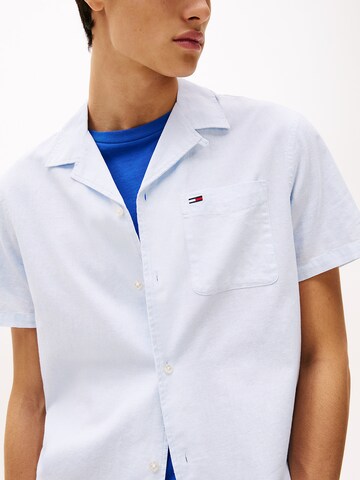 Tommy Jeans Regular Fit Hemd in Blau