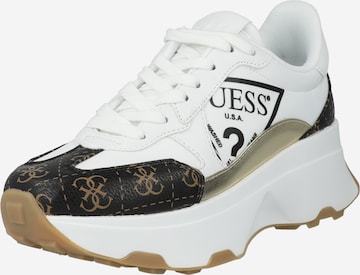 GUESS Sneakers in White: front