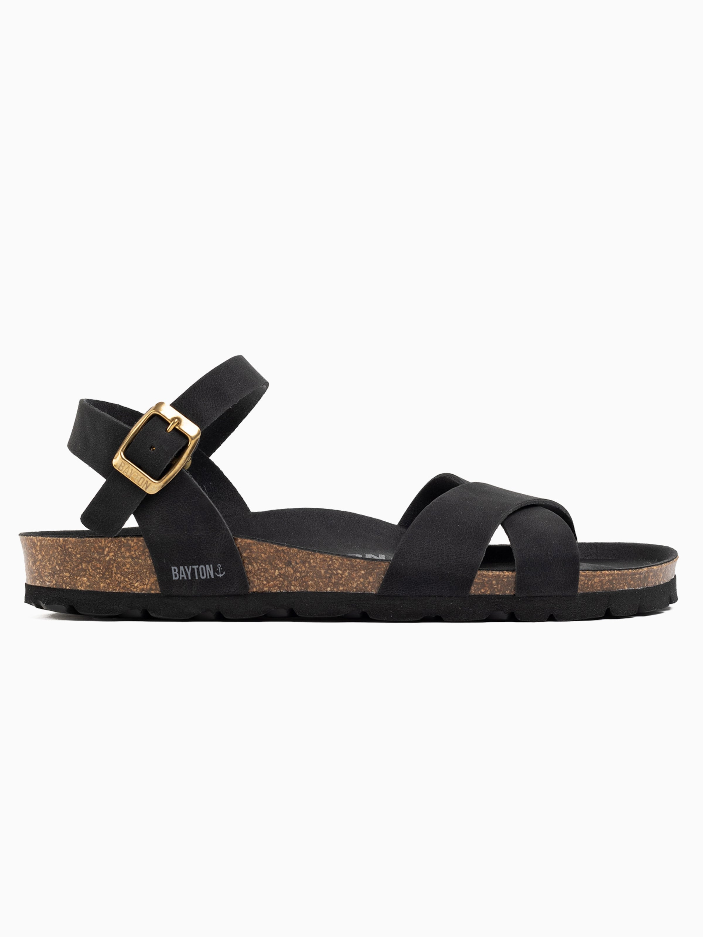 Bayton Strap sandal in Black