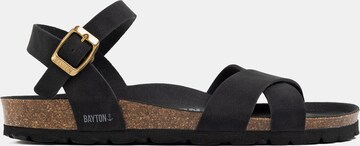 Bayton Strap Sandals in Black