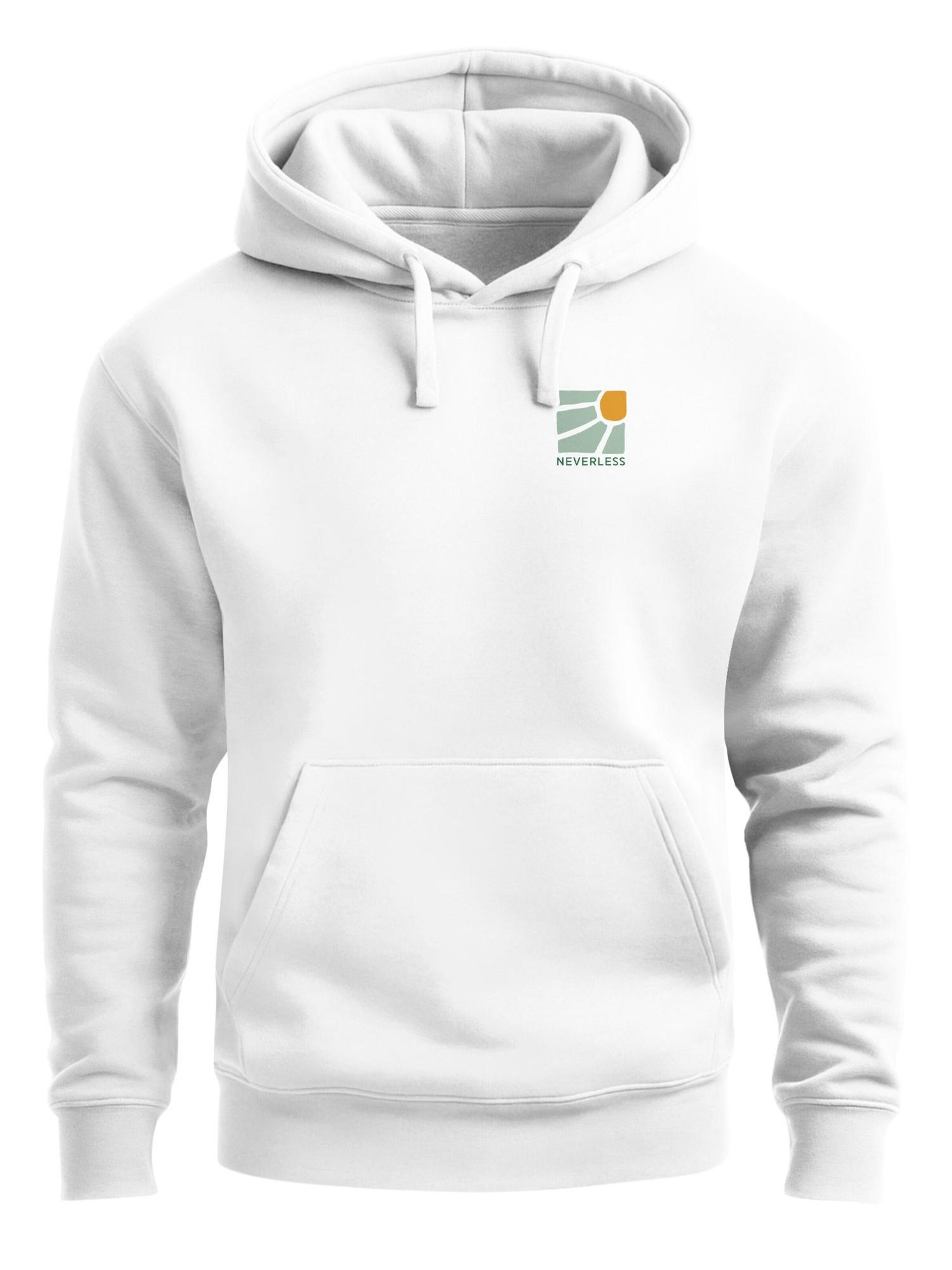 Neverless Sweatshirt 'Resting Balance' in White: front