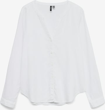 VERO MODA Blus 'VMLinn' i vit: framsida