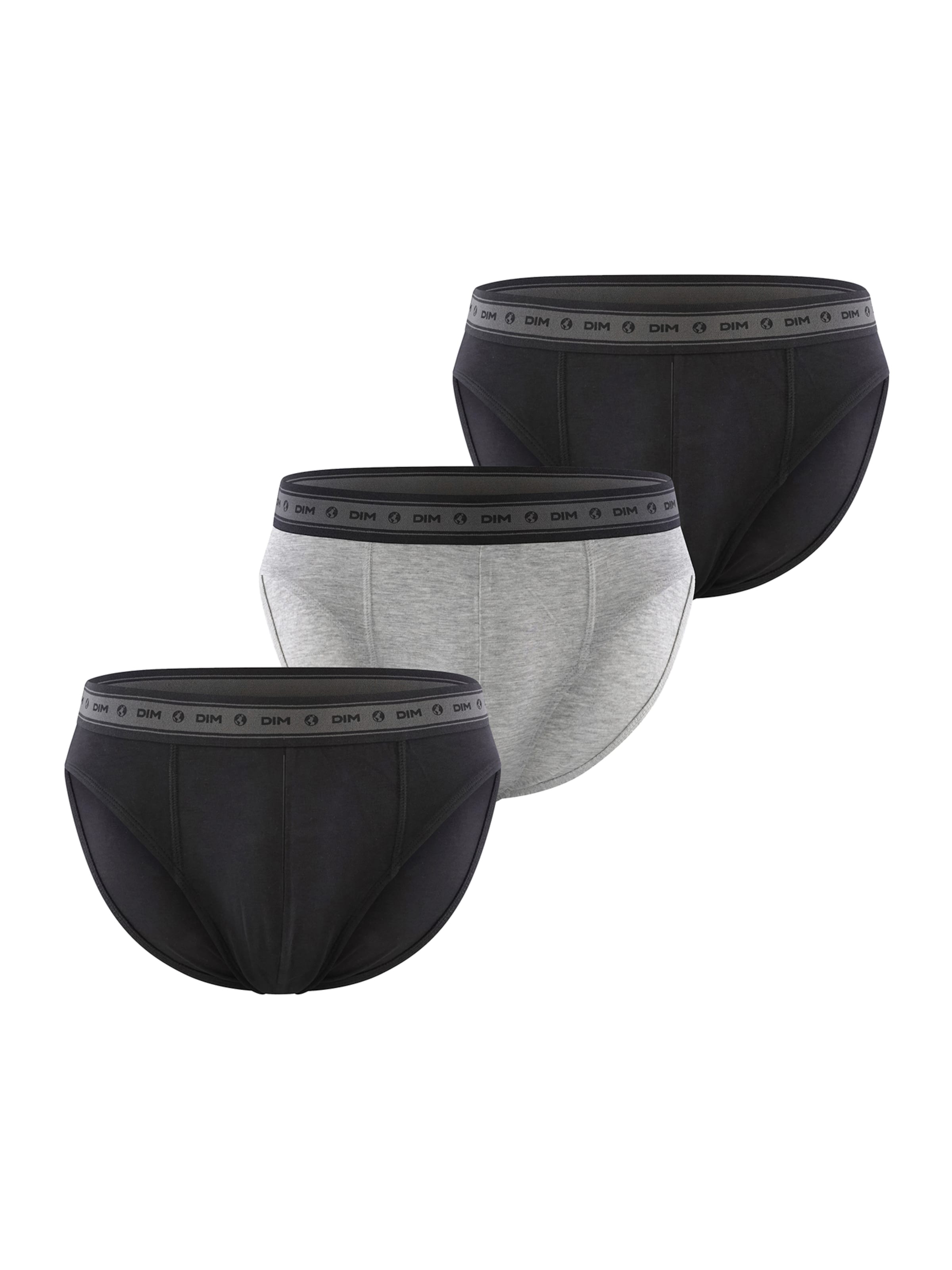 DIM Slip ' Green by DIM ' in Grau: Vorderseite