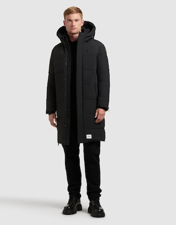khujo Wintermantel 'Pike' in Schwarz
