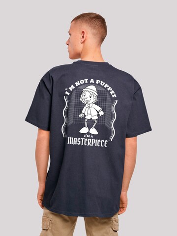 F4NT4STIC Shirt 'Pinocchio Heroes of Childhood' in Blauw