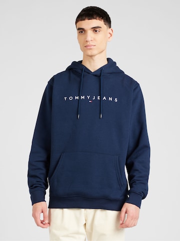 mėlyna Tommy Jeans Megztinis be užsegimo: priekis