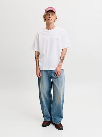 JACK & JONES Shirt 'JORAtocha' in Wit: voorkant