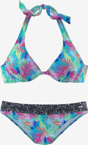 BUFFALO Triangel Bikini in Gemengde kleuren: voorkant