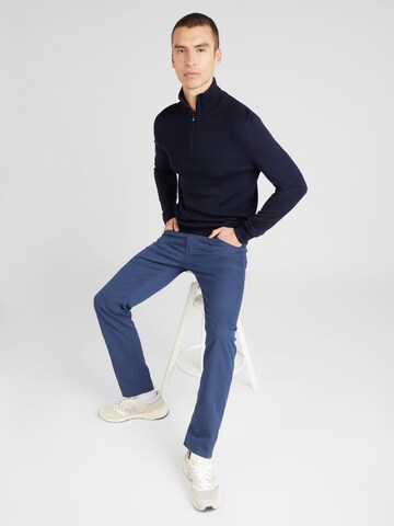 BOSS Pullover 'Ofilato' i blå