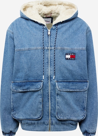 Tommy Jeans - Chaqueta de entretiempo en azul: frente