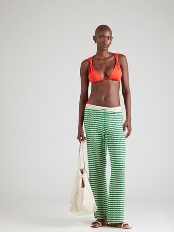 Calvin Klein Swimwear Trójkąt Góra bikini w kolorze czerwony