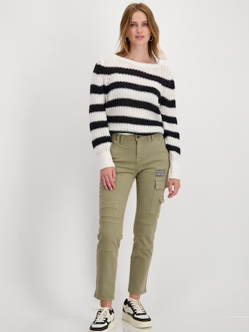 monari - Slimfit Pantalón vaquero cargo en verde