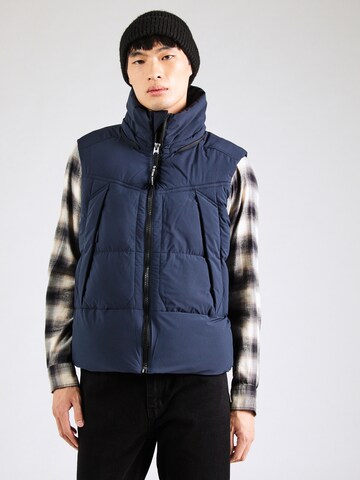 Gilet G-STAR en bleu : devant