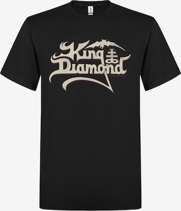 T-Shirt 'King Diamond Hospital T-Shirt' Rockshirts en noir : devant