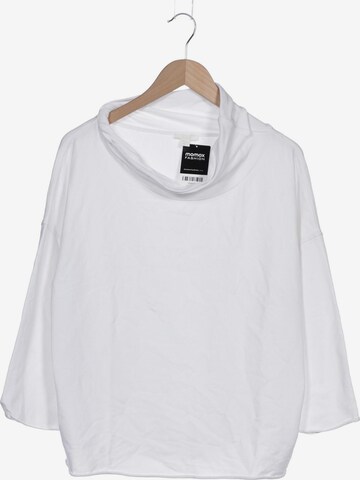 COS Sweatshirt & Zip-Up Hoodie in M in White: front