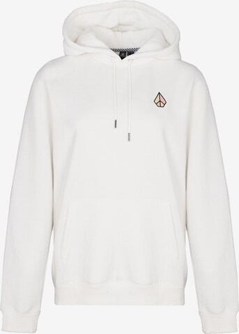 Volcom Sweatshirt 'Truly Deal' in White: front