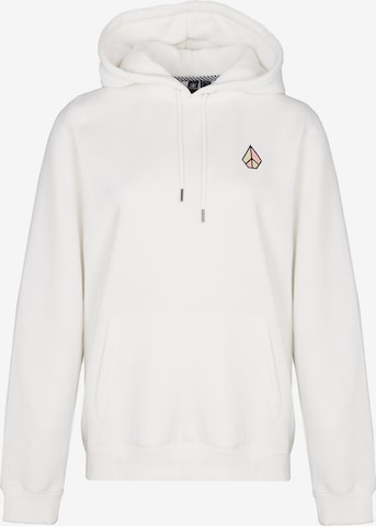 Sweat-shirt 'Truly Deal' Volcom en blanc : devant