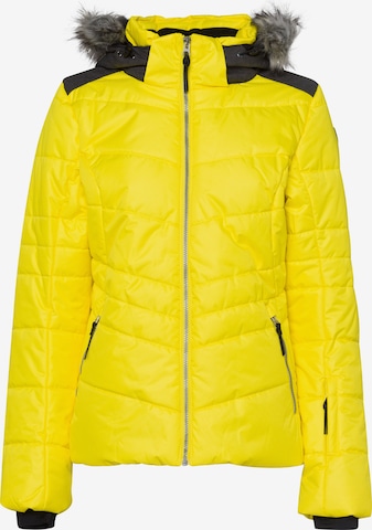 ICEPEAK Athletic Jacket 'Vidalia' in Yellow: front