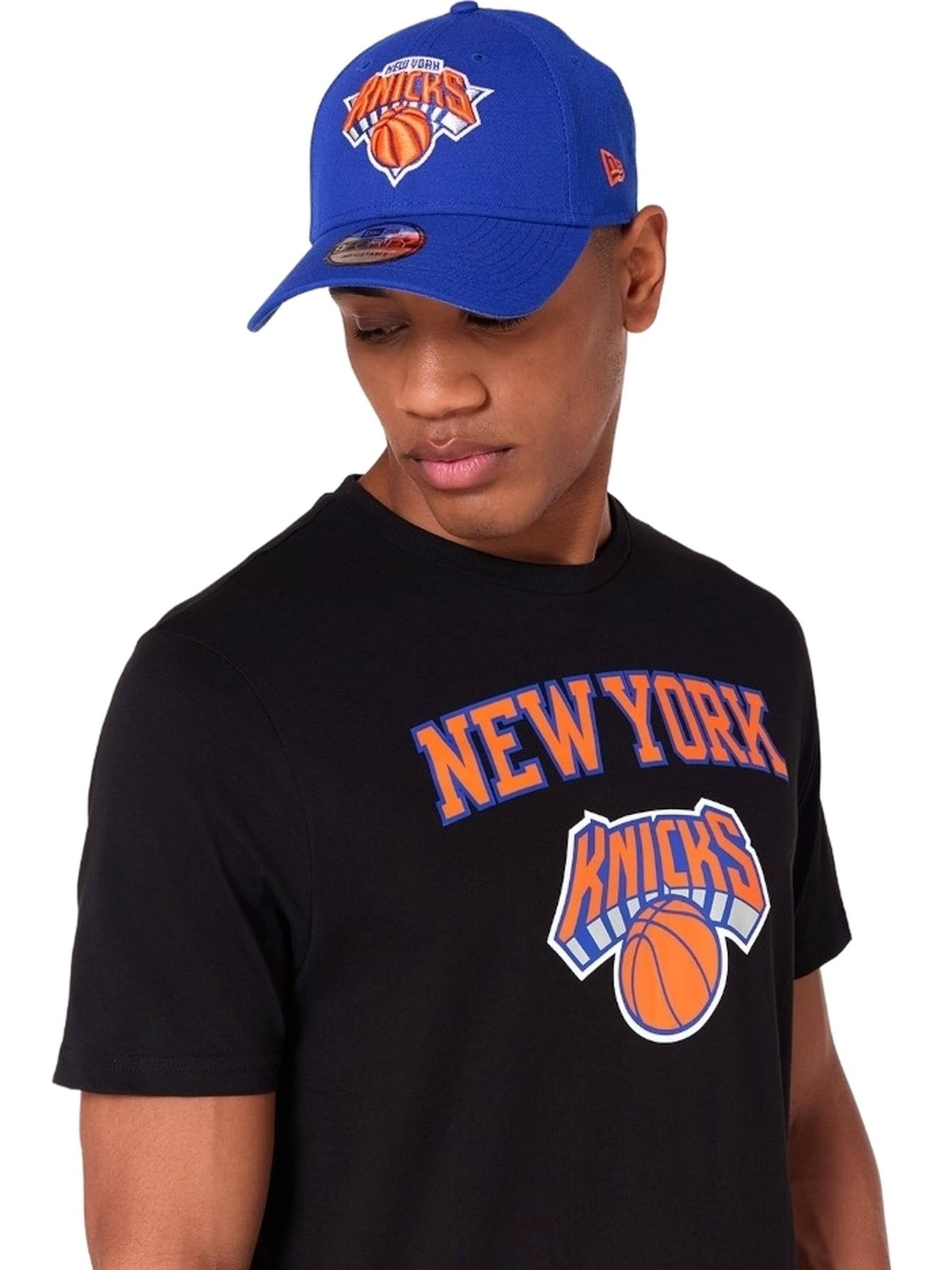 NEW ERA - Camisa 'Camiseta new era negra new york knicks nos nba regular tee neykni' em preto