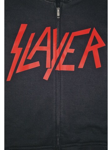 Slayer Bluzka sportowa 'Slayer Reign in Blood Logo Zip-up Kapuzenpullover' w kolorze czarny