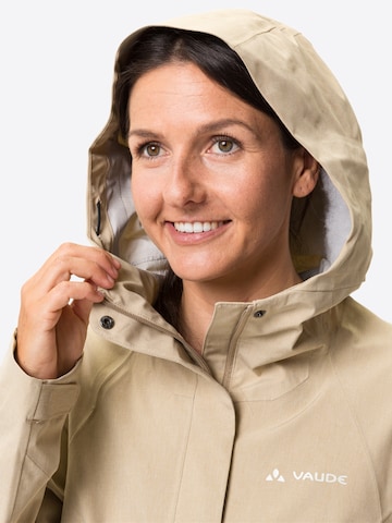 VAUDE Athletic Jacket 'Yaras' in Beige