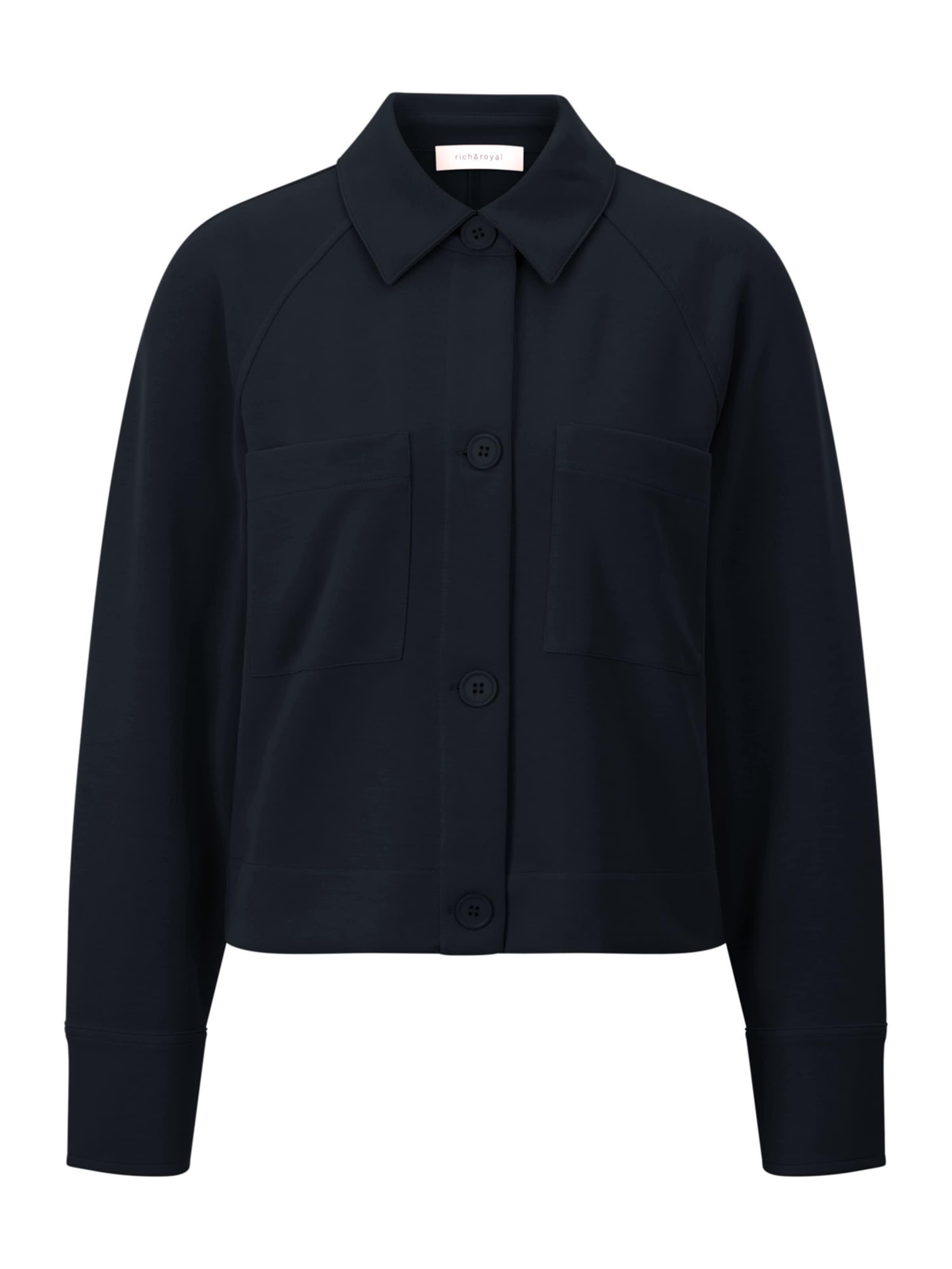 Rich & Royal Tussenjas in Zwart: voorkant